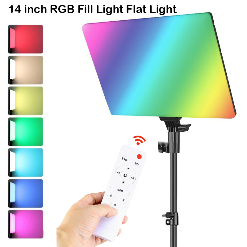 Led Light Panel Stream - RGB 14'' LED Video Licht Fernbedienung