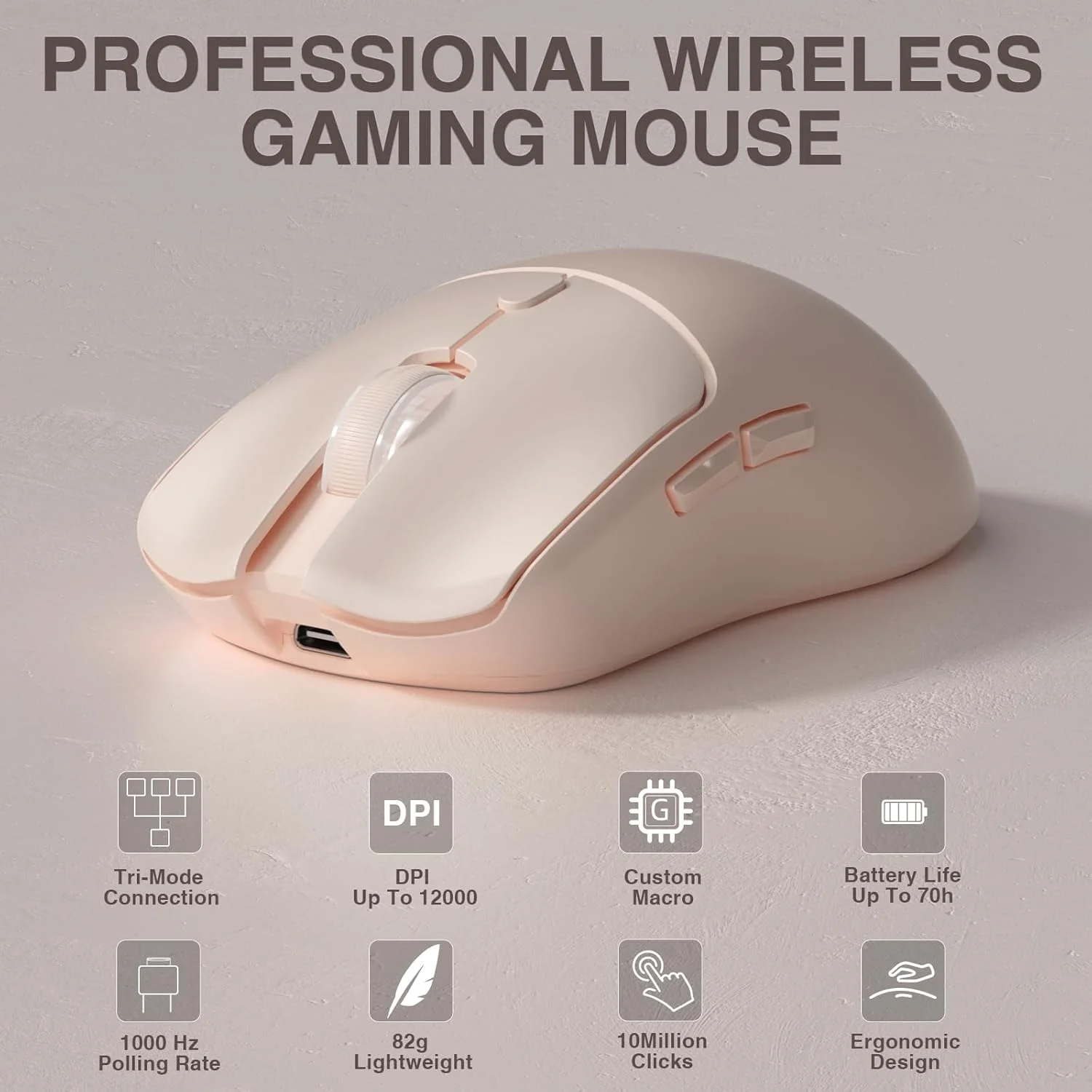 Esports Gaming Laptop - AULA SC580X Tri-Mode Kabellose Gaming-Maus 12000DPI