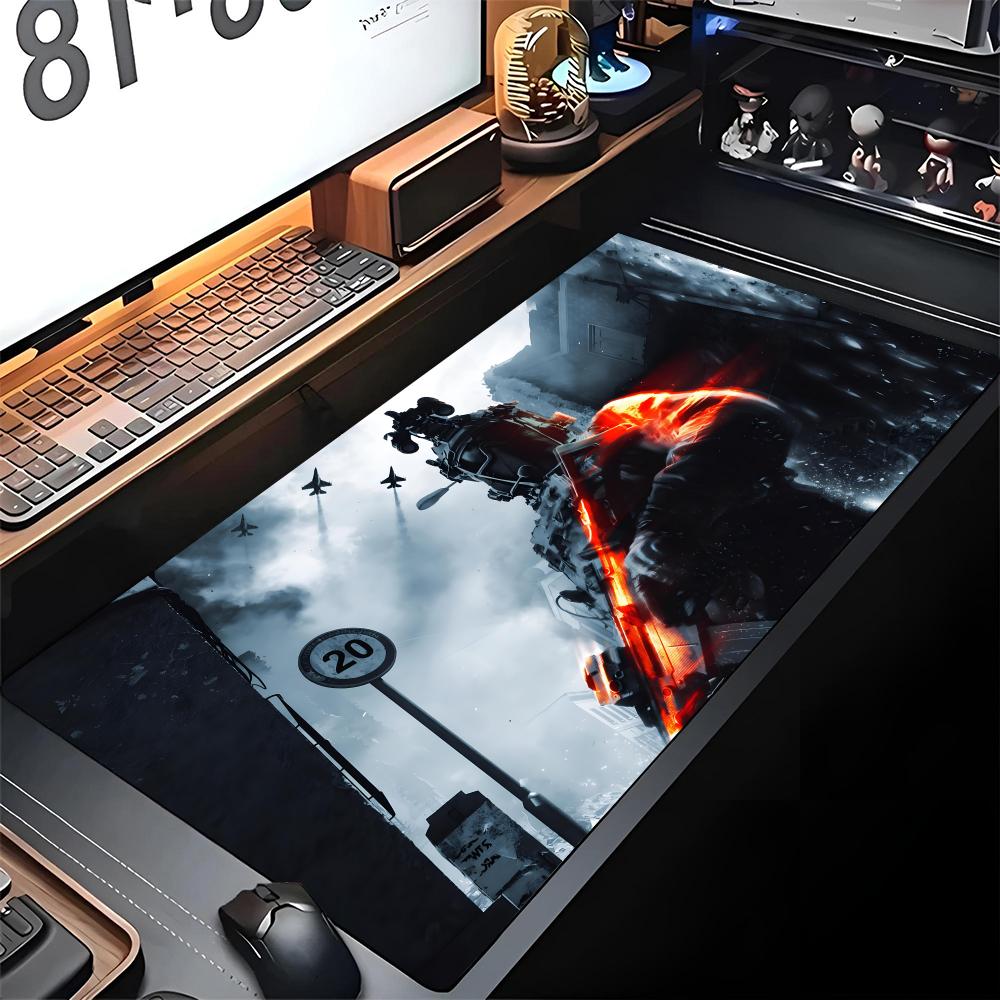Esports Gaming Laptop - E-Sports B-Battlefield 6 Büro-Mauspad mit Rand,