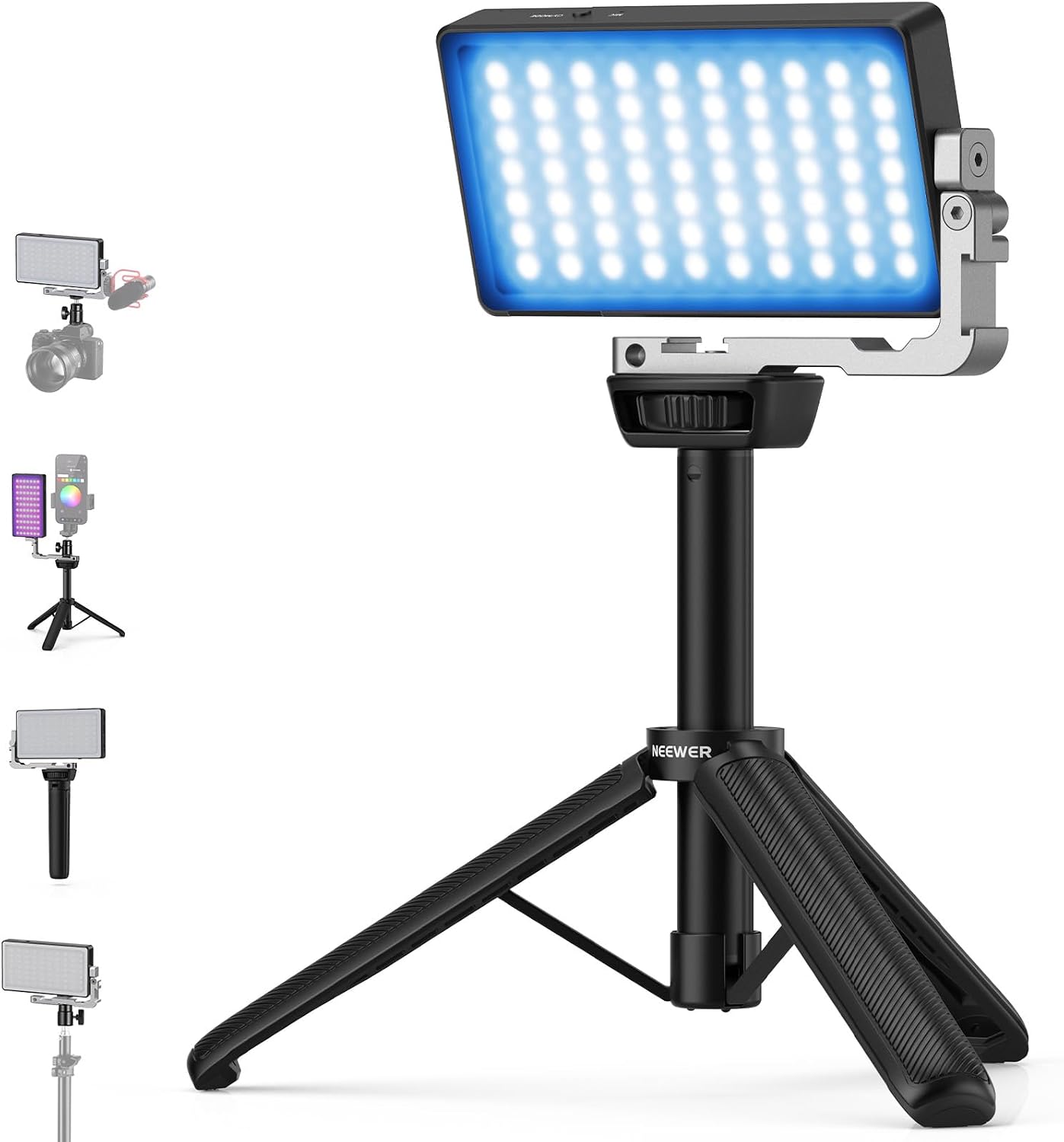 Led Light Panel Stream - NEEWER 12W RGB-Videolicht für Kameras, LED-Panel,