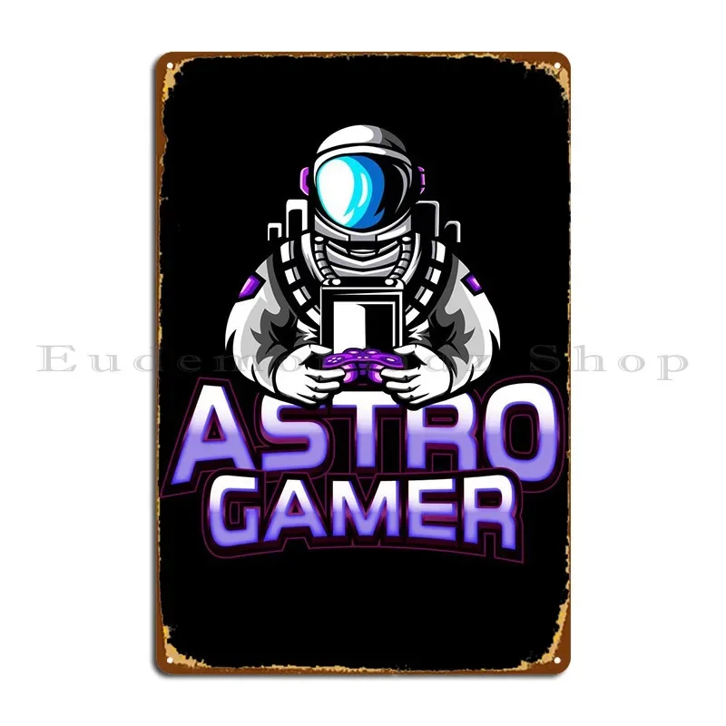 Esports Gaming Poster - Astro Gamer Gaming Esports Metallplakette Party