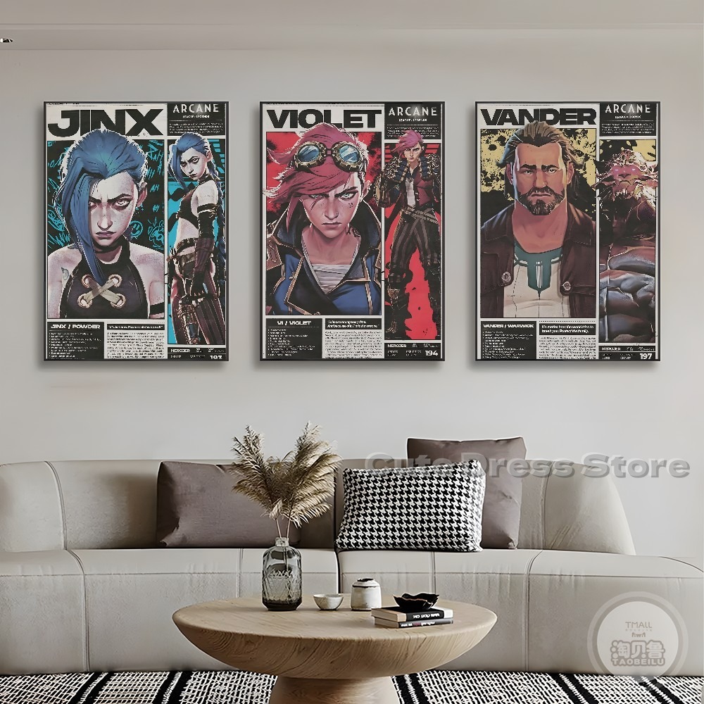 Arcane-Leinwanddruck, ungerahm – Esports Gaming Poster Bewertung und Preis