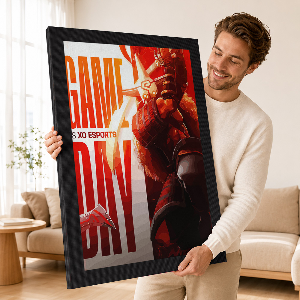 Game Day VS XO Esports Gerahmt – Esports Gaming Poster Bewertung und Preis