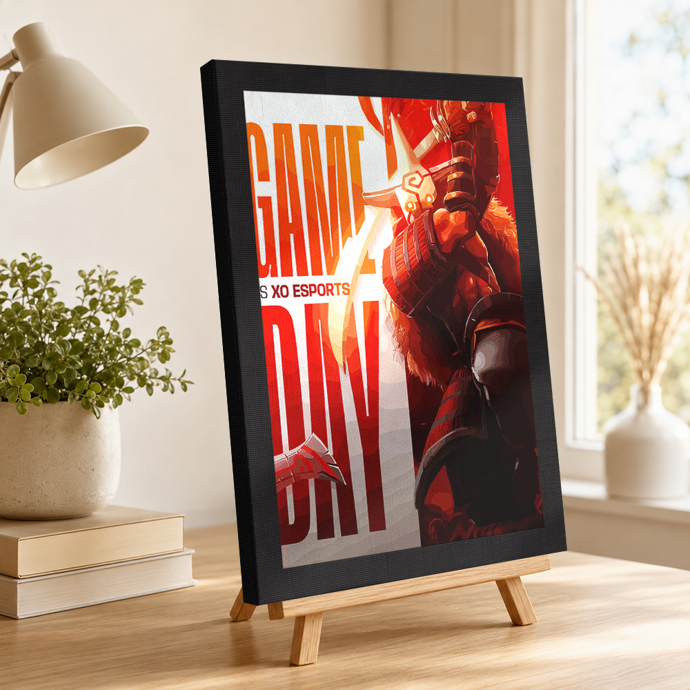 Game Day VS XO Esports Gerahmt – Esports Gaming Poster Bewertung und Preis
