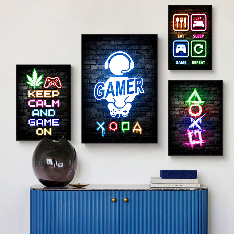 Gaming Neon „Eat Sleep Game Re – Esports Gaming Poster Bewertung und Preis