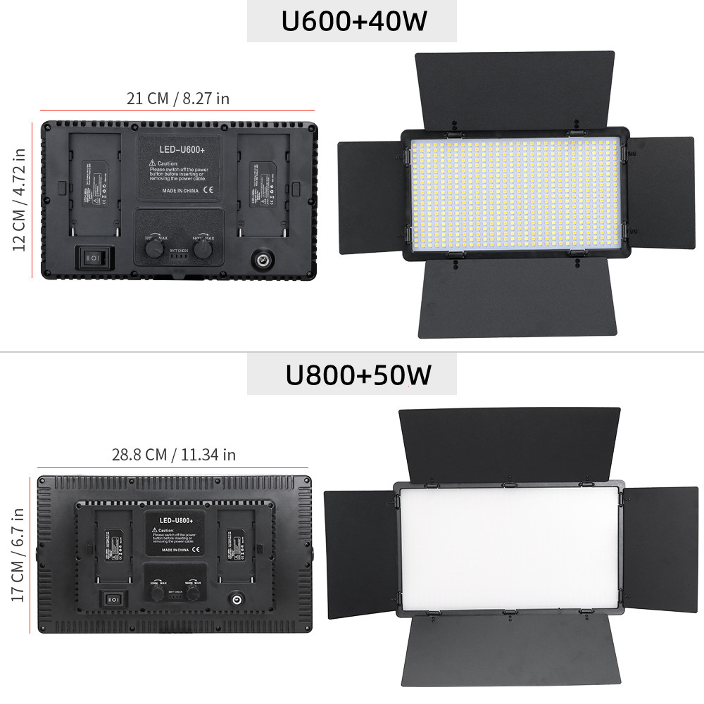 U800 600 LED Video Panel Licht – Led Light Panel Stream Bewertung und Preis