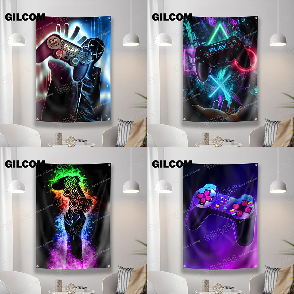 Gaming Room Flag Cool Punk Sty – Esports Gaming Poster Bewertung und Preis