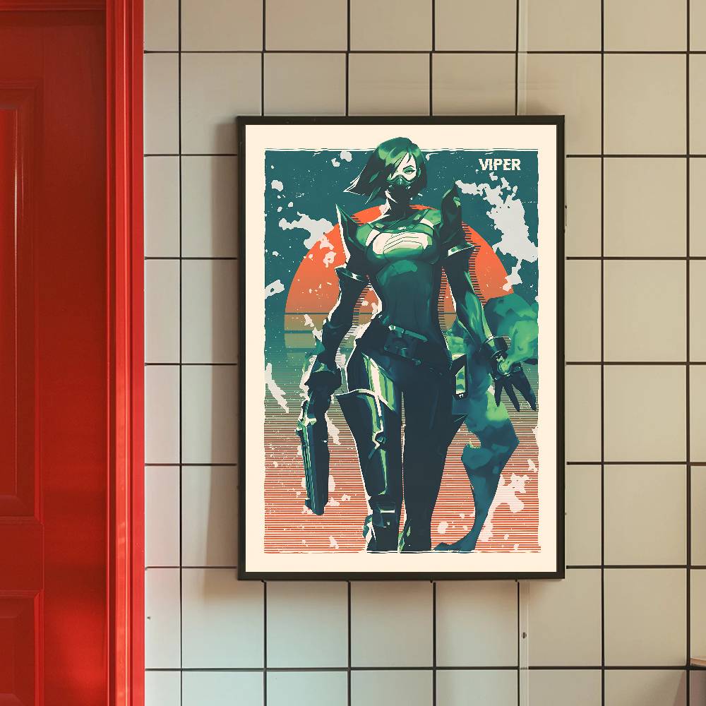 Farbenfrohes Gradient-Kriegerp – Esports Gaming Poster Bewertung und Preis