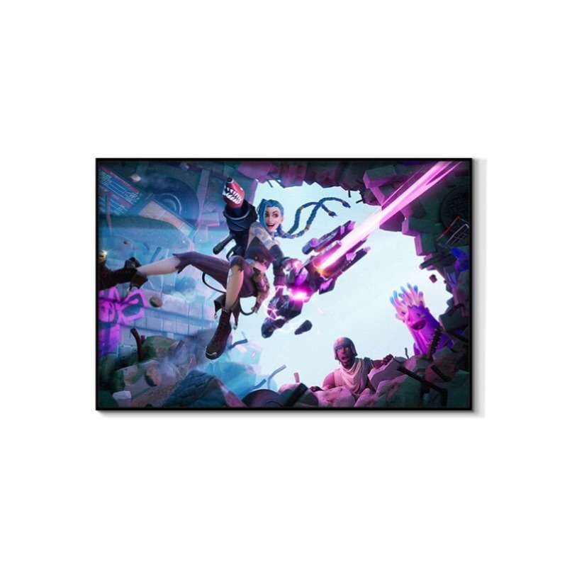 Arcane Jinx Doppelversion Unge – Esports Gaming Poster Bewertung und Preis