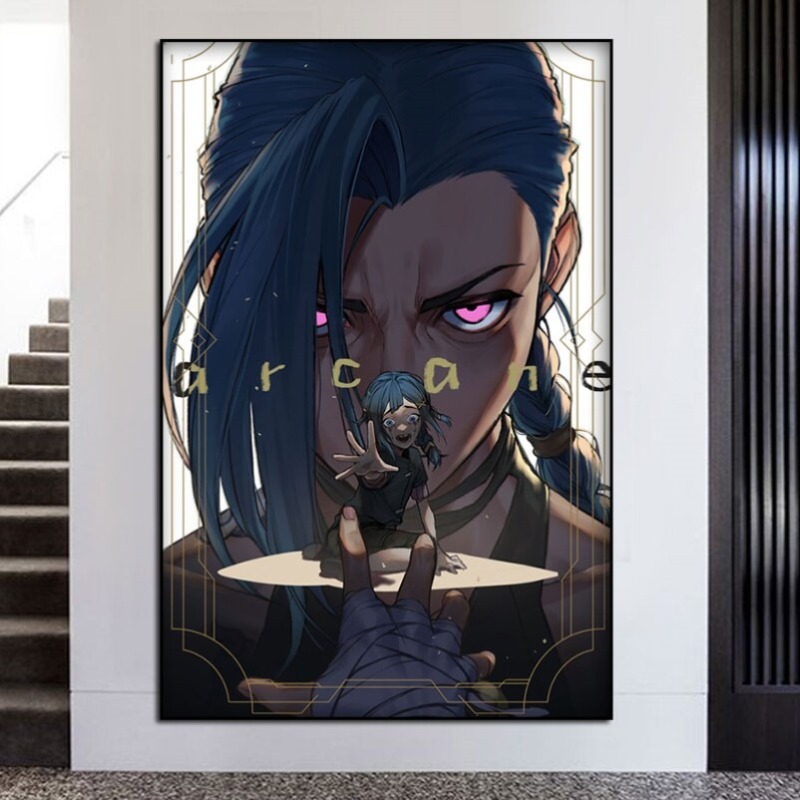 Arcane Jinx Doppelversion Unge – Esports Gaming Poster Bewertung und Preis