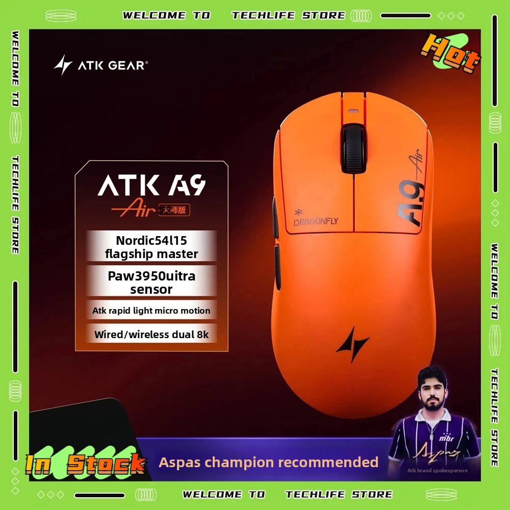 Auf Lager ATK A9 Air Ultimate  – Ultimate Esports Gaming Bewertung und Preis