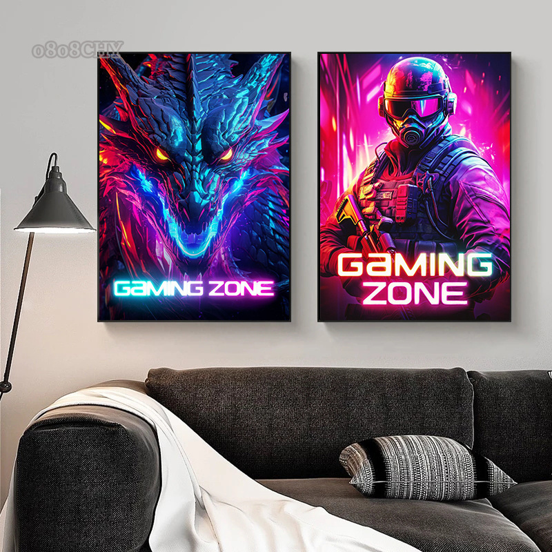 Dragon Assassin Space Armor Ga – Esports Gaming Poster Bewertung und Preis