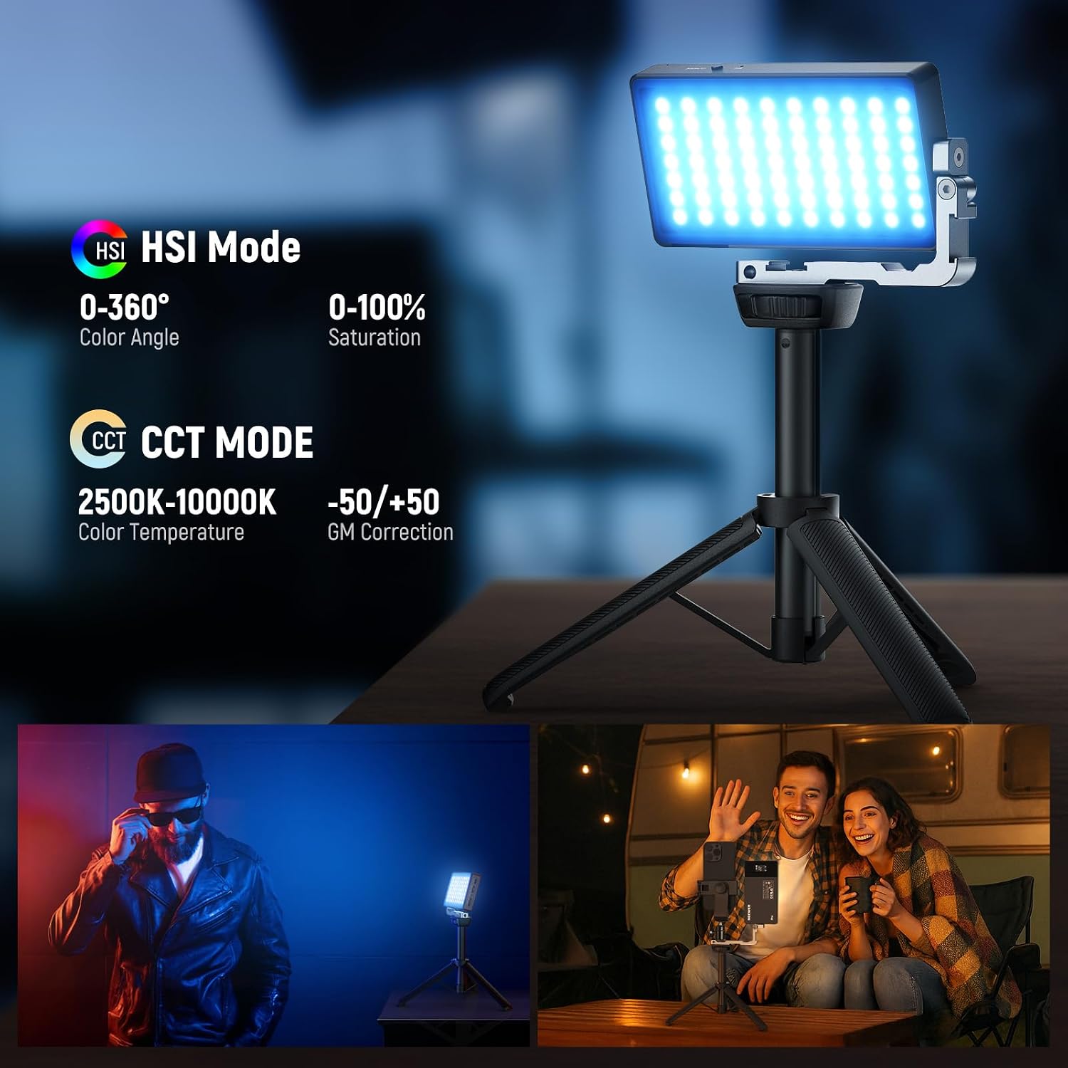 NEEWER 12W RGB-Videolicht für  – Led Light Panel Stream Bewertung und Preis